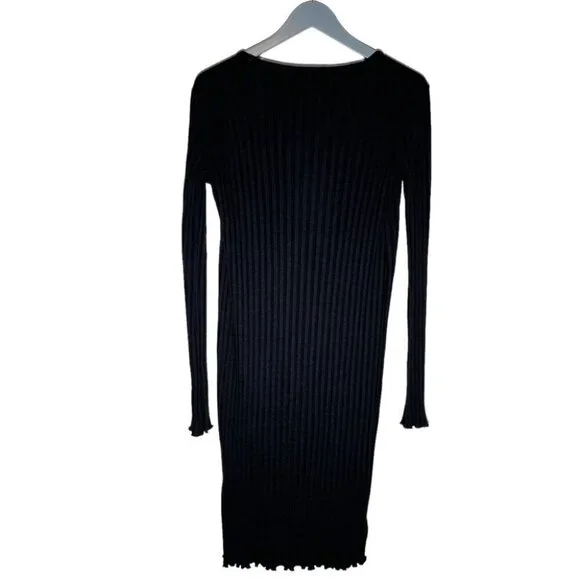 SIMON MILLER Micromodal-blend ribbed jersey cardigan Black size XXS